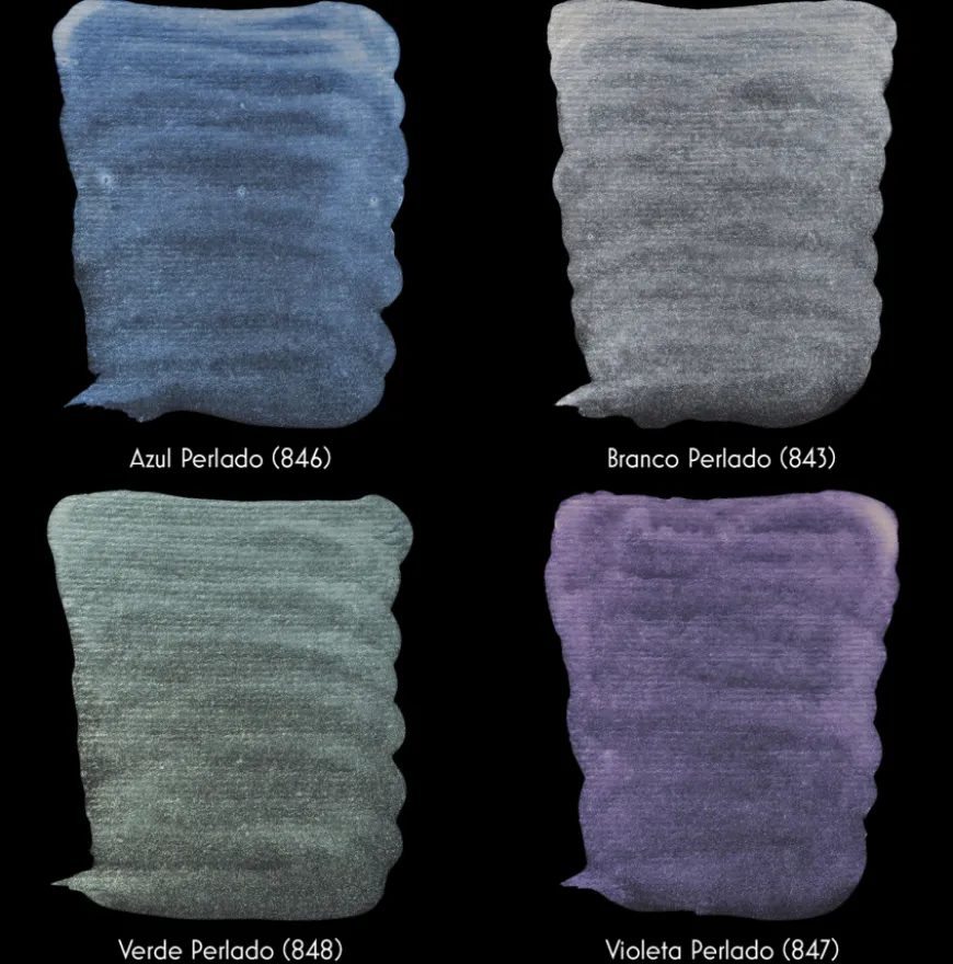 Aguarela em Tubo Extrafina Cores Perladas Rembrandt