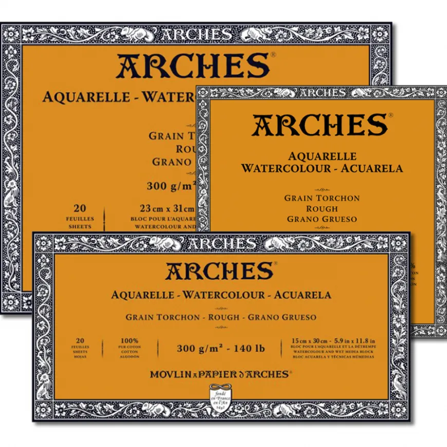 Bloco Aguarela Arches - Grão Grosso