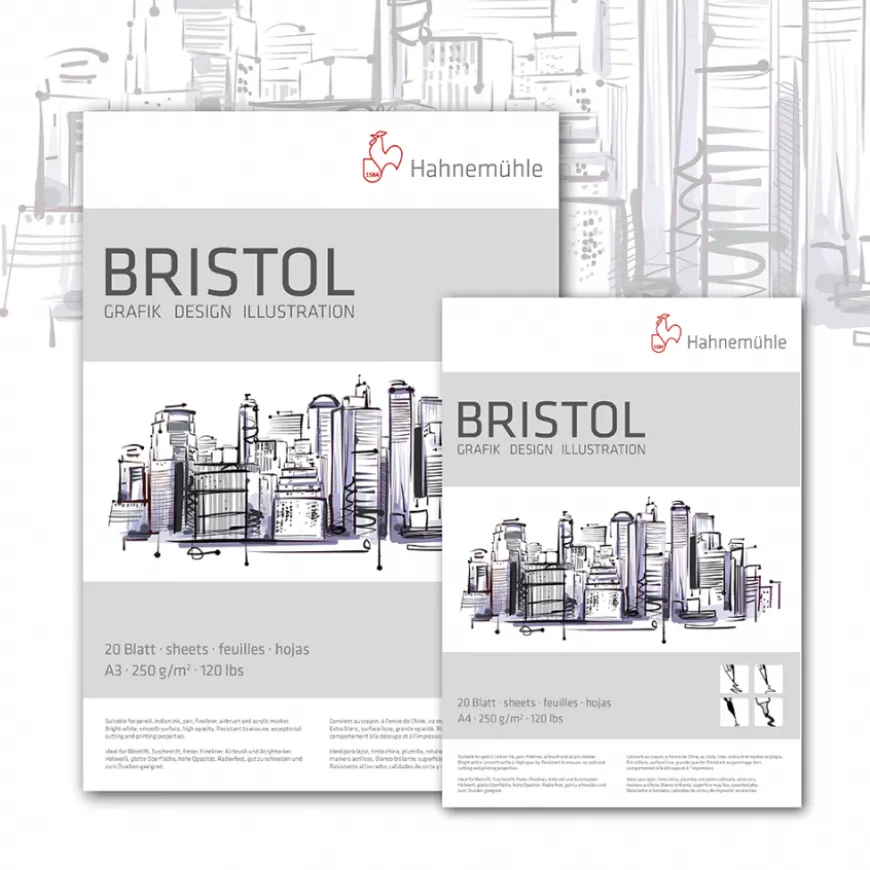 Bloco Bristol - Hahnemühle