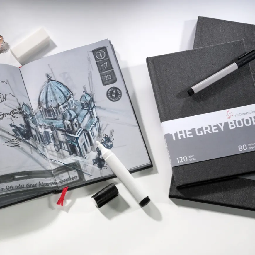 Bloco Cinzento Hahnemühle