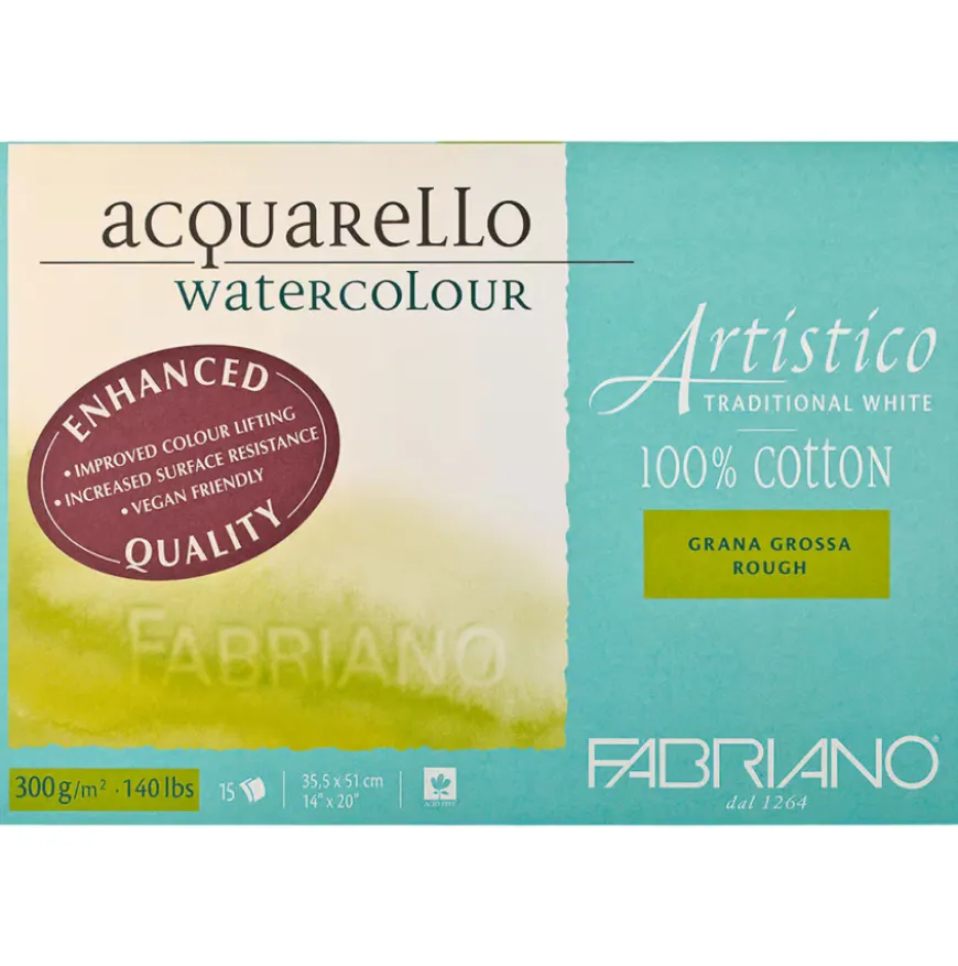 Bloco Colado Artistico Fabriano - Grão Grosso