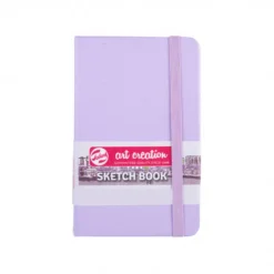 Bloco de Esboço Violeta Pastel Art Creation