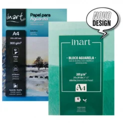 Bloco de Papel Aguarela Inart