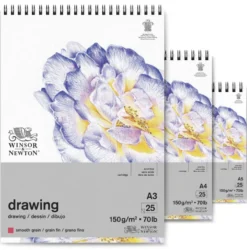 Bloco Desenho Espiral Winsor & Newton - Grão Fino