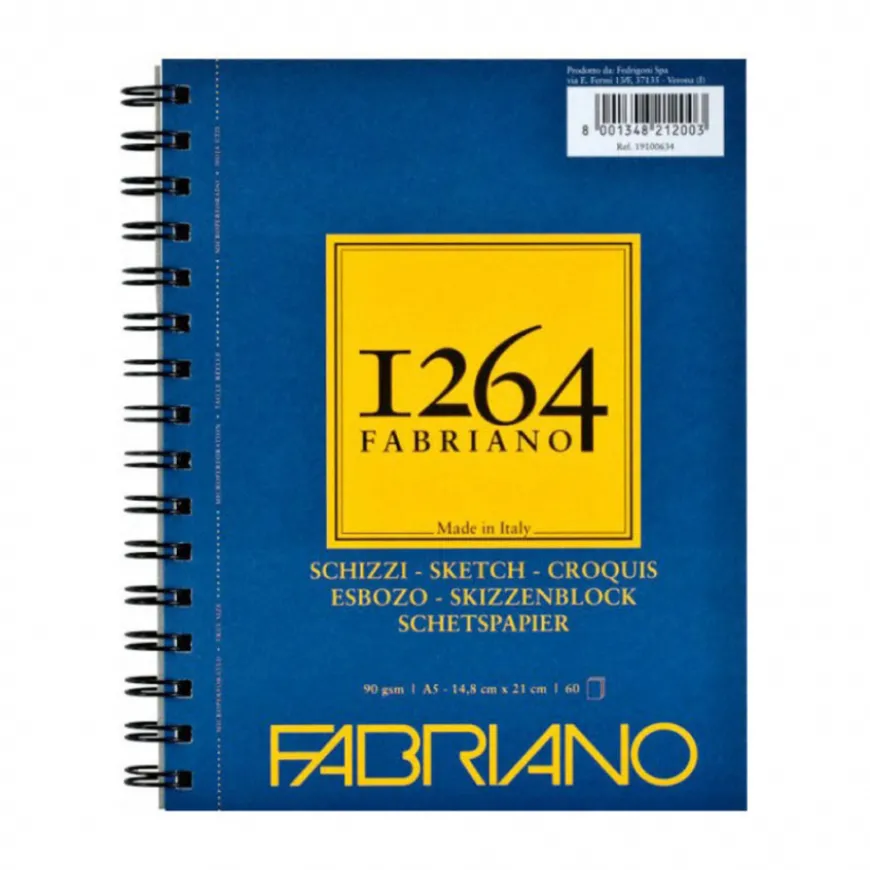 Bloco Esboço 1264 Fabriano