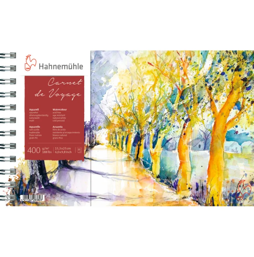 Bloco Espiral Aguarela Carnet Voyage Hahnemühle