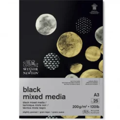 Bloco Mixed Media Preto Winsor & Newton