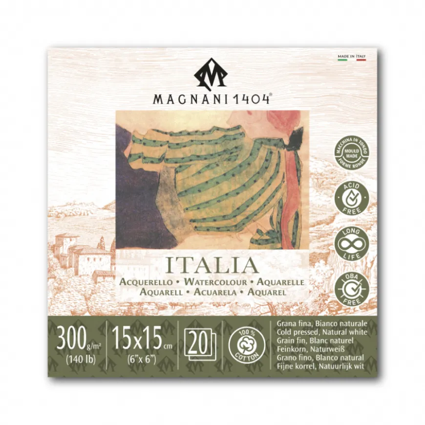 Bloco Papel Aguarela Italia Magnani
