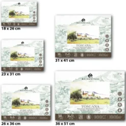 Bloco Papel Colado 4 Lados Aguarela Toscana Magnani