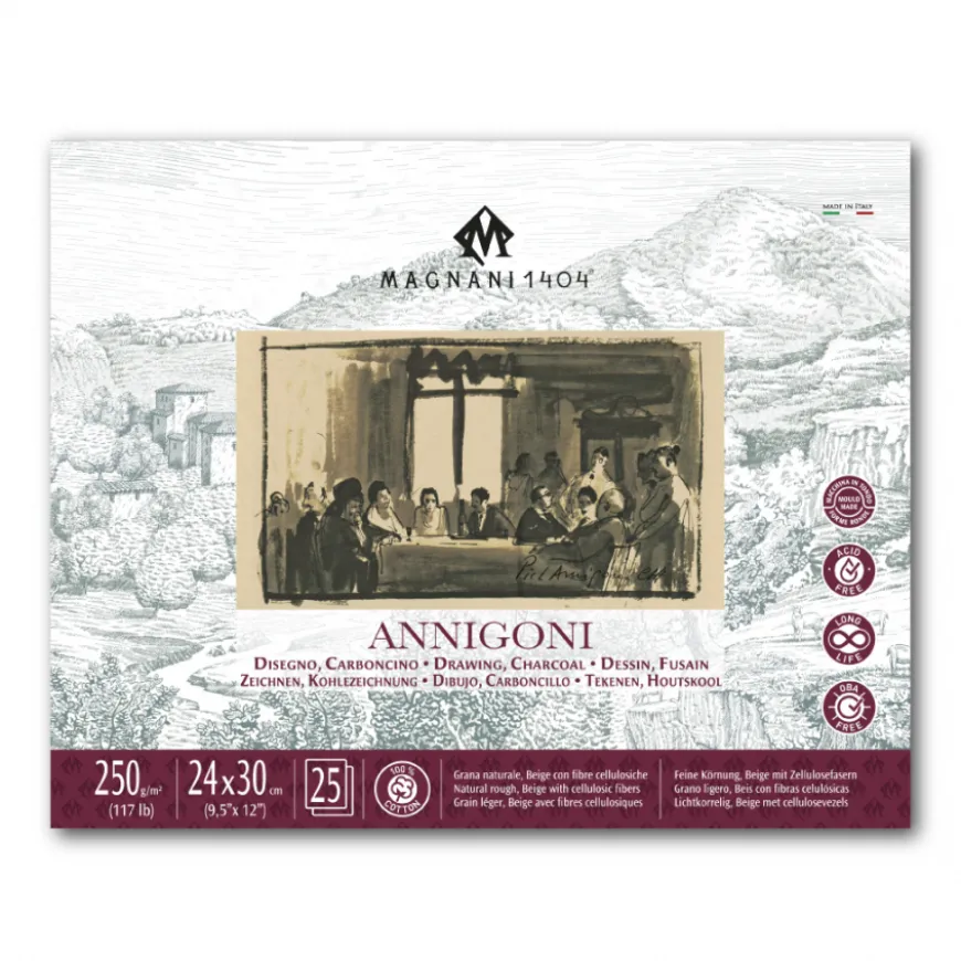 Bloco Papel Desenho Annigoni Magnani