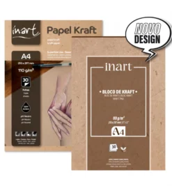 Bloco Papel Kraft Inart