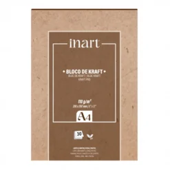 Bloco Papel Kraft Inart