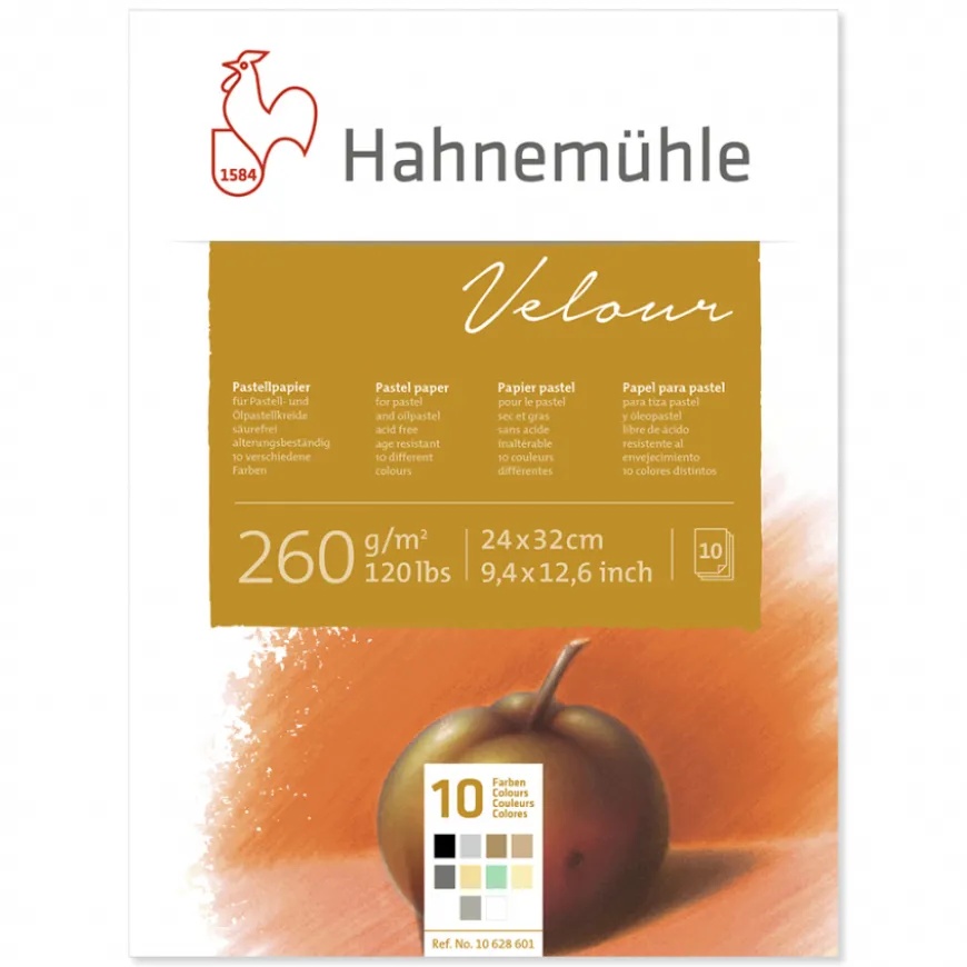 Bloco Papel para Pastel Velour Hahnemühle