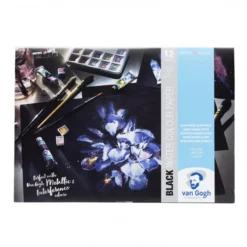 Bloco Papel Preto para Aguarela Van Gogh