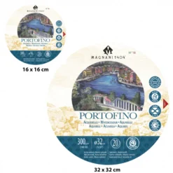 Bloco Papel Redondo Aguarela Portofino Magnani