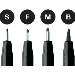 Bolsa Marcadores Monocromáticos Pitt Artist Pen Faber-Castell