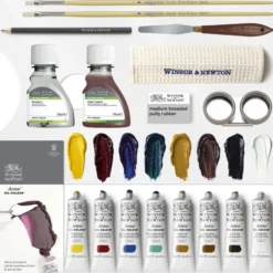 Caixa Bambu Óleo Artists Winsor & Newton