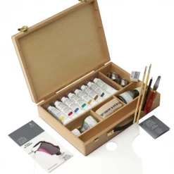 Caixa Bambu Óleo Artists Winsor & Newton