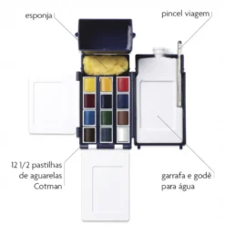Caixa Campo Aguarela Cotman Winsor & Newton