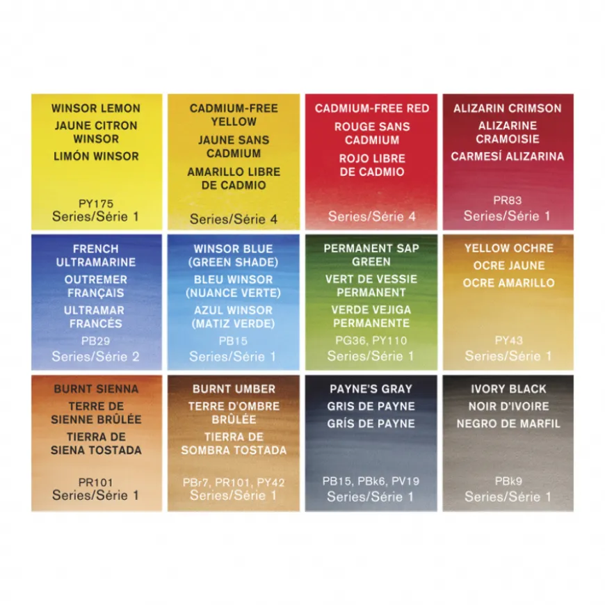 Caixa Campo Aguarela Profissional Winsor & Newton