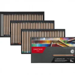 Caixa Cartão Lápis Cor Luminance Caran D´Ache