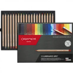 Caixa Cartão Lápis Cor Luminance Caran D´Ache