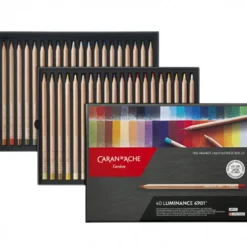 Caixa Cartão Lápis Cor Luminance Caran D´Ache