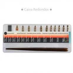 Caixa com 11 Aparos Leonardt Manuscript