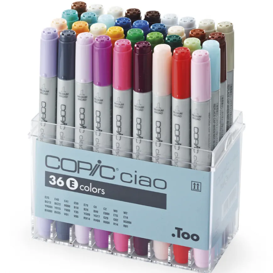 Caixa Copic Ciao - 36 Cores