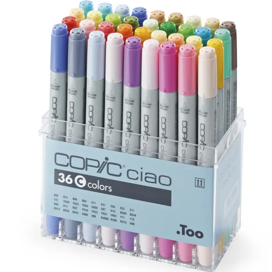 Caixa Copic Ciao - 36 Cores