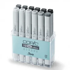 Caixa Copic Classic - Tons Cinza