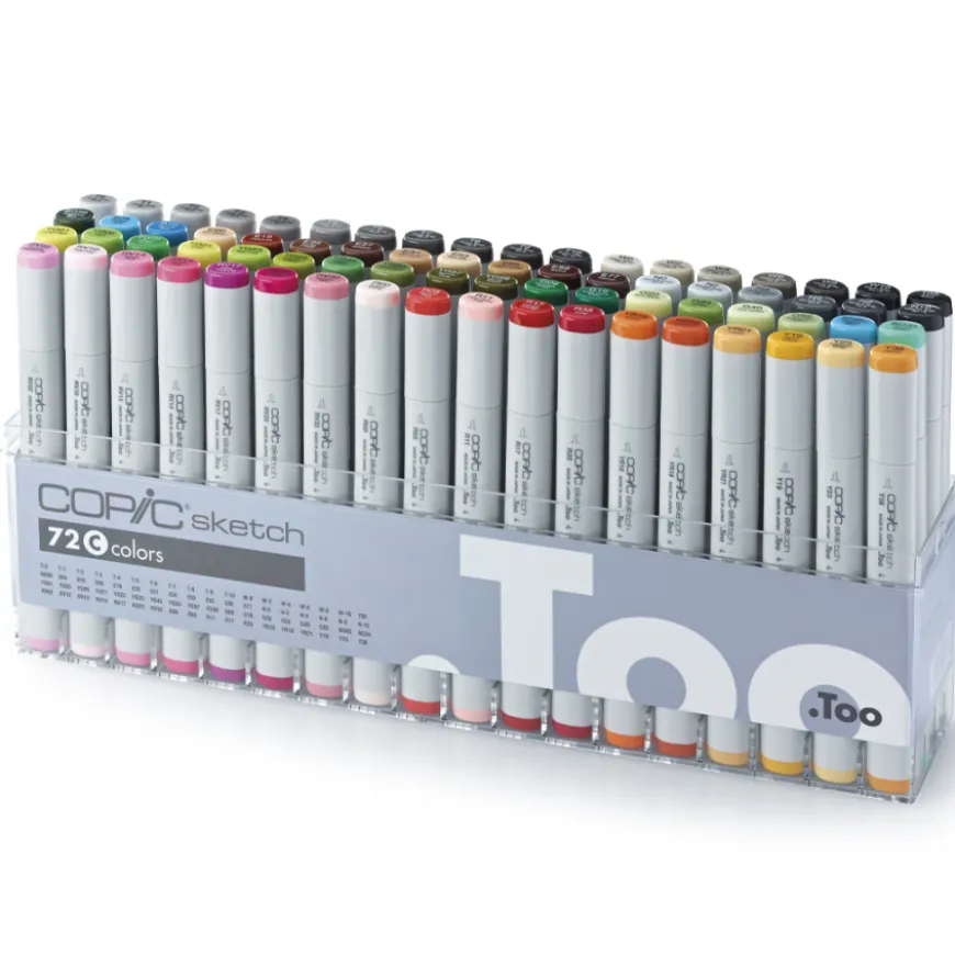 Caixa Copic Sketch - 72 Cores