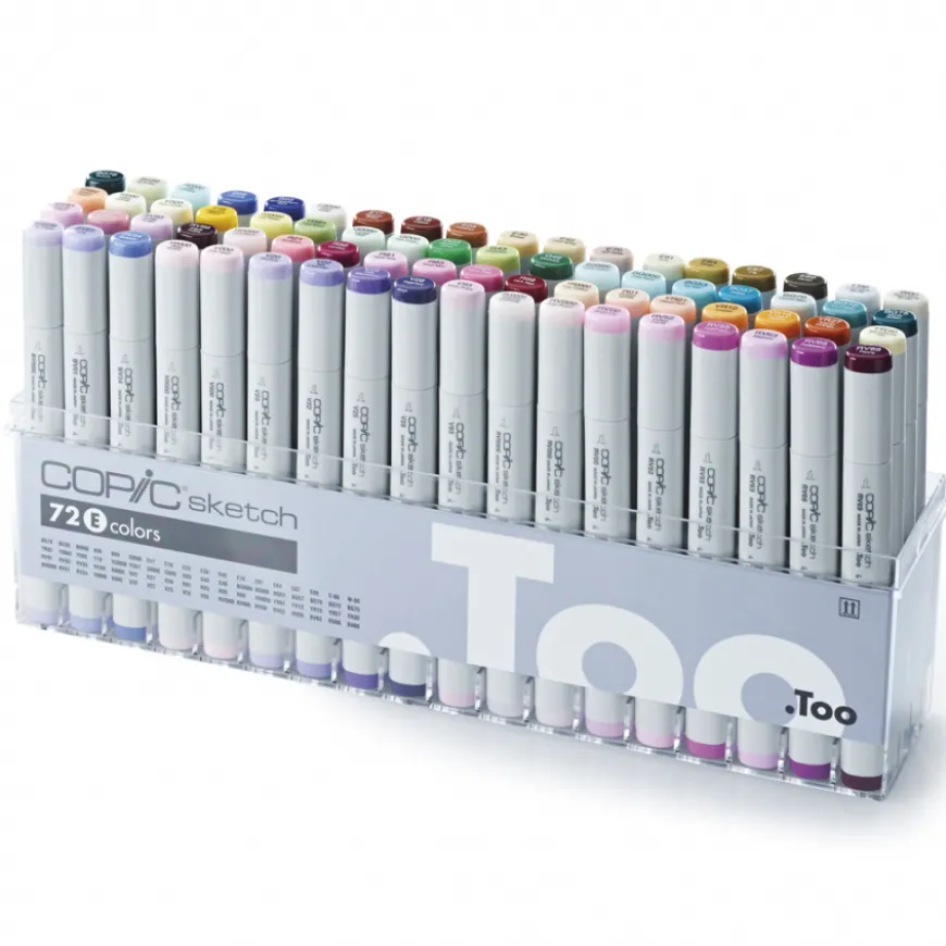 Caixa Copic Sketch - 72 Cores