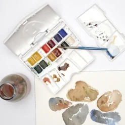 Caixa de Aguarela Pocket Plus Cotman Winsor & Newton
