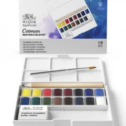 Caixa de Bolso Deluxe Aguarela Cotman Winsor & Newton