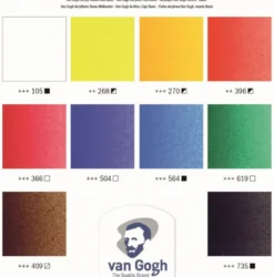Caixa de Iniciação Pintura Acrílico Basic Van Gogh