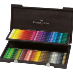 Caixa de Madeira de Lápis Polychromos Faber-Castell