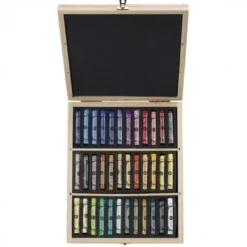 Caixa de Madeira "De Luxe" Pastel Seco L´Ecu Sennelier