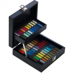 Caixa de Madeira Meio Pastel Seco Sennelier