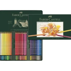 Caixa de Metal de Lápis Polychromos Faber-Castell