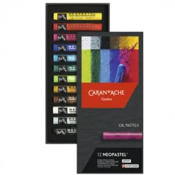 Caixa de Pastel de Óleo Neopastel Caran D´Ache