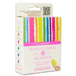 Caixa de Pastel Óleo Sennelier Fluorescentes