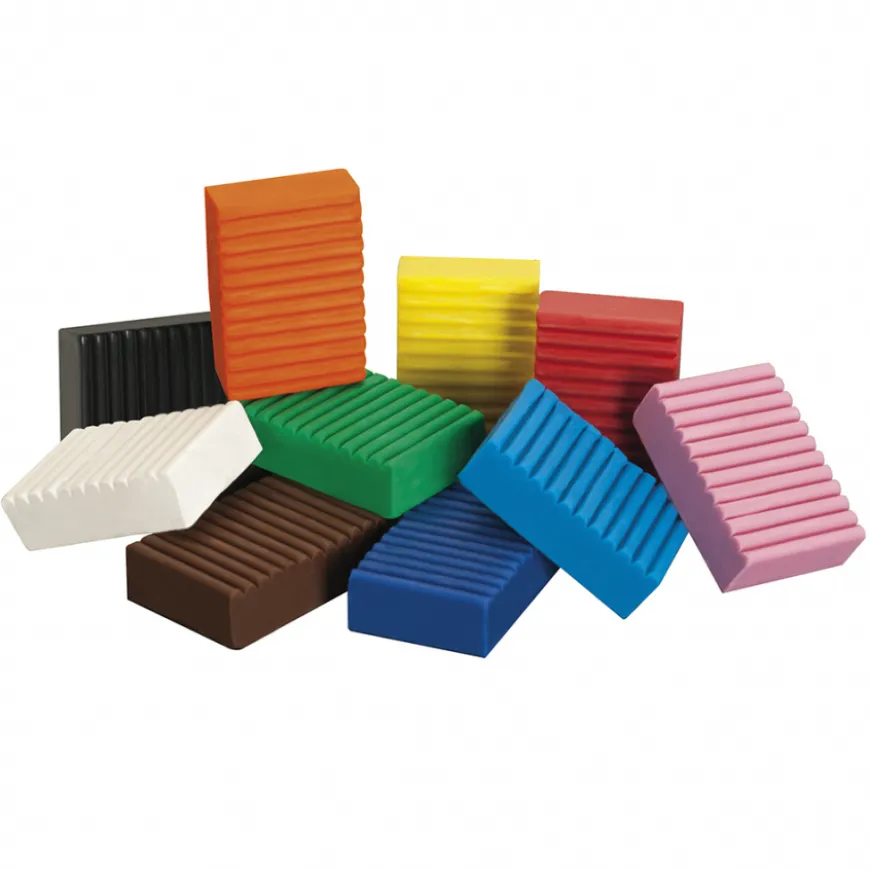 Caixa de Plasticina Giotto Patplume de 10 Cores