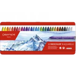 Caixa Lápis Cera Aguarelável Neocolor II Caran D´Ache