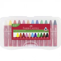 Caixa Lápis de Cera Jumbo Faber-Castell