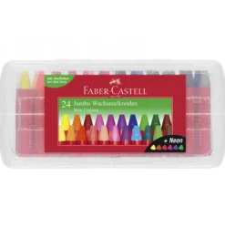 Caixa Lápis de Cera Jumbo Faber-Castell