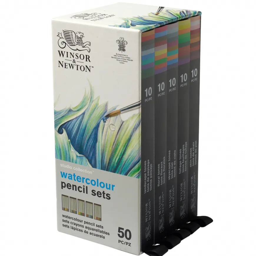 Caixa Lápis de Cor Aguareláveis com Secções Winsor & Newton