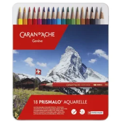 Caixa Lápis de Cor Aguarelável Prismalo Caran D´Ache