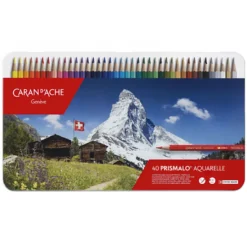 Caixa Lápis de Cor Aguarelável Prismalo Caran D´Ache