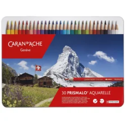 Caixa Lápis de Cor Aguarelável Prismalo Caran D´Ache
